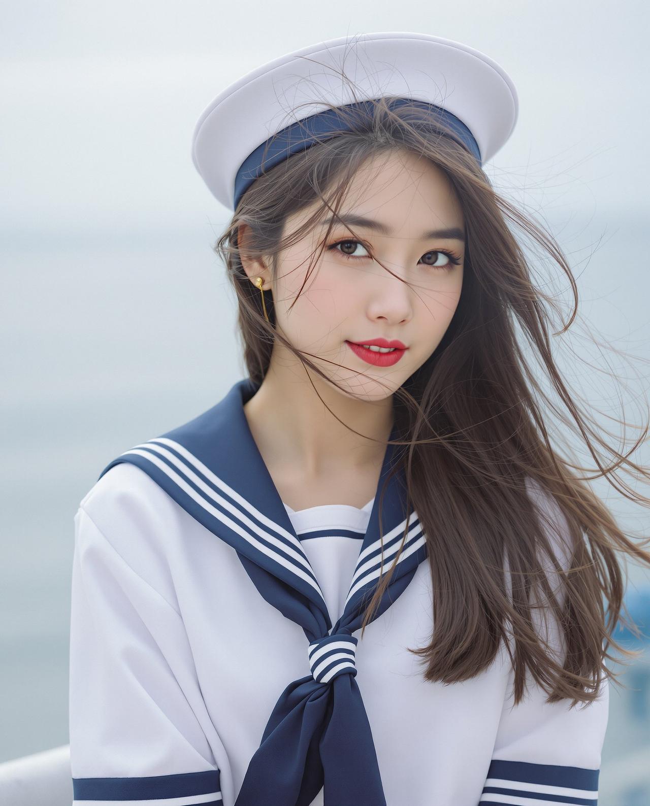 海军之梦 - cos美图 - 精选高清cosplay美图欣赏二次元动漫角色扮演写真图片大全唯美写真 海军之梦 - 杨海蓝 - 制服诱惑写真