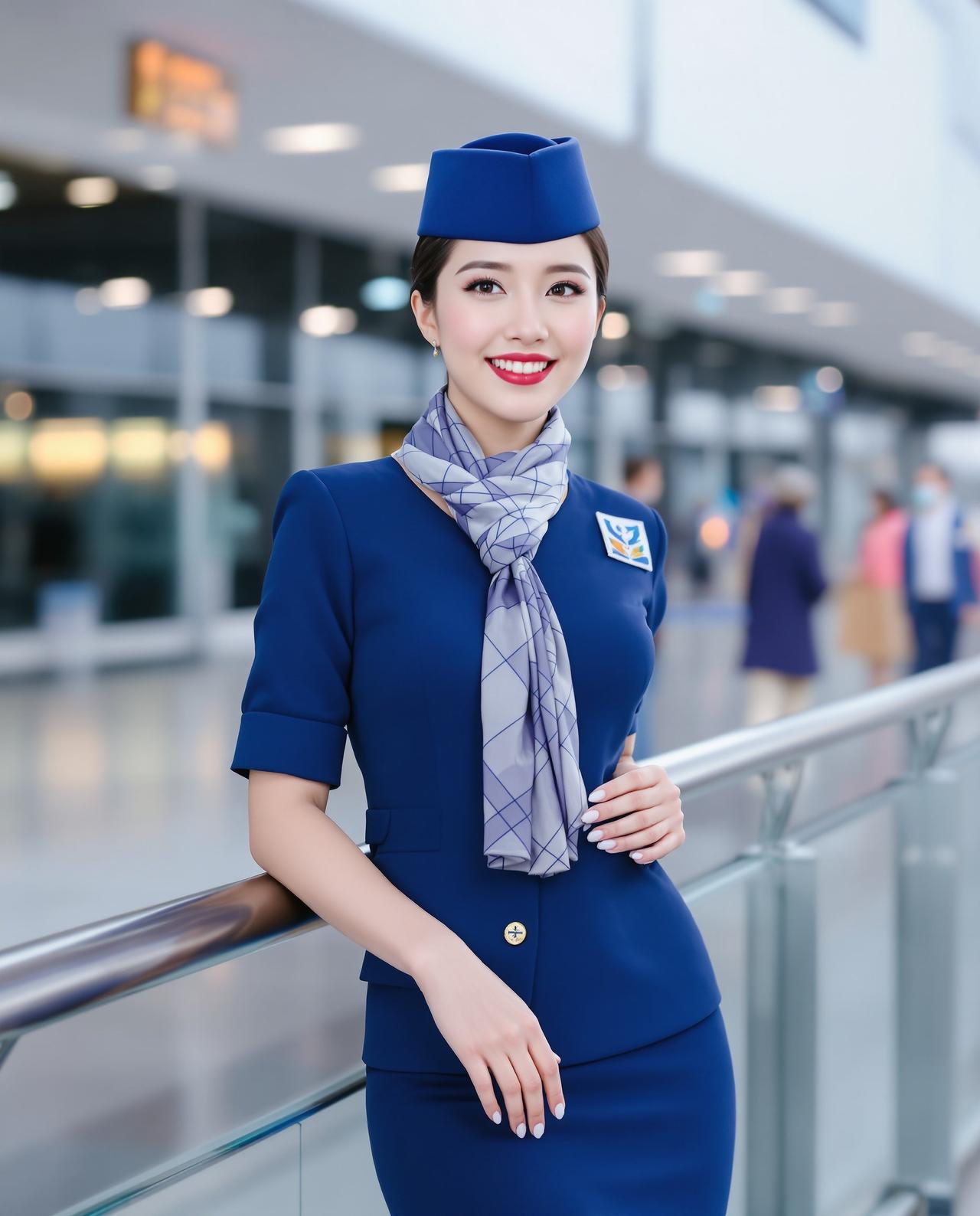 空乘魅力 - cos美图 - 精选高清cosplay美图欣赏二次元动漫角色扮演写真图片大全唯美写真 空乘魅力 - 陈蓝天 - 制服诱惑写真